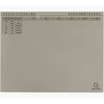 Exacompta 371110B File Folder - Cardboard - Grey - 320 g/m² - 265 x 316 mm