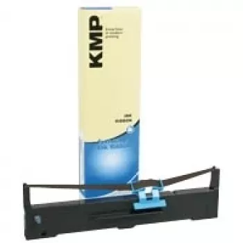 KMP Ribbon for Epson LQ 590 / FX 890, Nylon, Black, Refillable, 12.7 mm x 17 m (1984.0501)