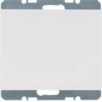 Berker 6710457009 Rocker Switch Cover 1-fold Grey Glossy 10 Pieces
