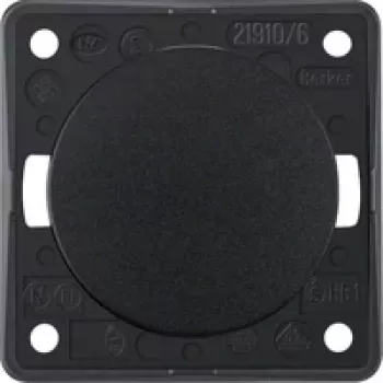 Berker Rocker Switch 936562510 On/Off Two-Way Switch Black Glossy