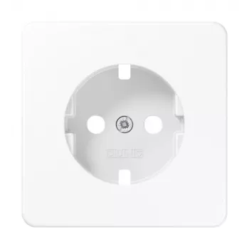 JUNG Central Plate for SCHUKO Socket (CD1520PLWW) Alpine White