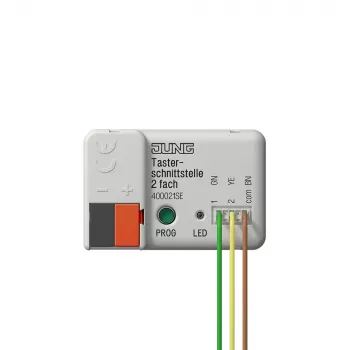 JUNG KNX Push-Button Interface 2-gang Secure 400021SE