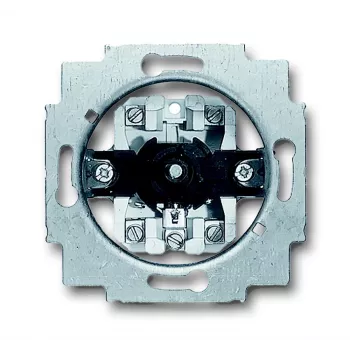 Busch-Jaeger 2723 U universal series switch, 2-Pole, 10 AX, 250 V AC, flush-mounted, metallic, 6415/24