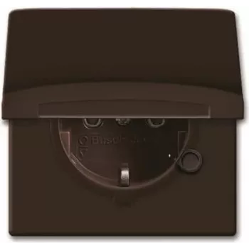 Busch-Jaeger Allwetter 44 CEE 7/3 socket 2P+E IP44 brown 250V 16A surface-mounted