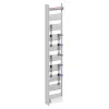 Striebel & John multimedia distribution field 9RE FM19P2, 2 mounting plates, 3x Schuko, RAL 7035