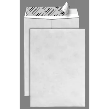 Bong Tyvek Pocket Mailing Bag DIN C4 Windowless White 20 Pieces - 55 g/m²