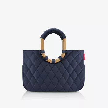 Reisenthel Loopshopper M Frame Rhombus Midnight Gold Shopping Basket