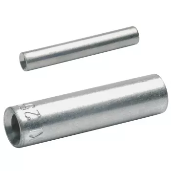 KLAUKE SV1525 Uninsulated Butt Connectors, 1.5-2.5 mm², Tin-Plated Copper, 100 Pieces