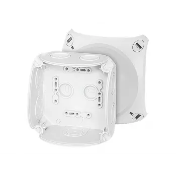 HENSEL DK 0400 G cable junction box, grey (RAL 7035), without terminals