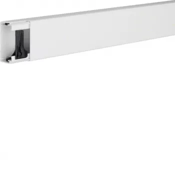 Hager LF3006009016 Cable Trunking 30x60mm Traffic White (RAL 9016) 2m