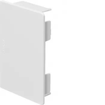 HAGER End Piece Halogen-Free for LF/LFH 60x90mm Traffic White (RAL 9016) LF6009069016