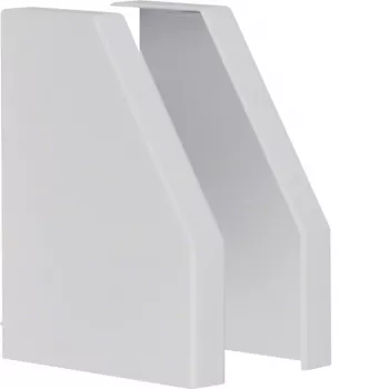 HAGER End Cap for RK 190 L 2239, Light Grey, Pair