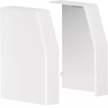 Hager end cap for cable trunking RK 110, 110x60mm, pure white (RAL 9010), pair