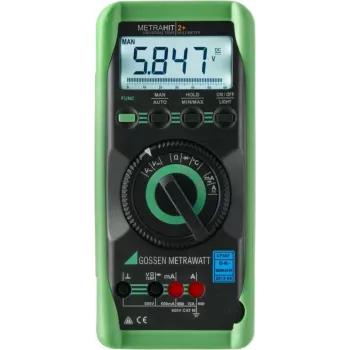 GMC Instruments METRAHIT 2+ Digital Multimeter 6000 Digits True RMS CAT III 600V / CAT II 1000V
