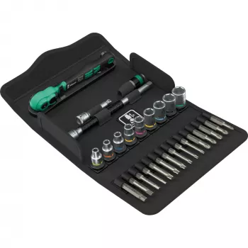 Wera 8100 SA 14 Zyklop Comfort Ratchet Set 1/4 inch Drive, 14-Piece