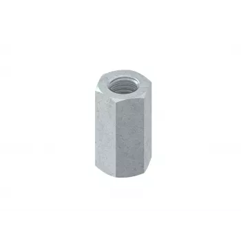 Niedax VBSM10 Coupling Nut M10 Hexagonal Blue Passivated DIN 50961