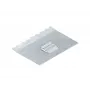 Niedax TPH60 Partition Profile Holder, Duct Height 59 mm, Strip Galvanised to DIN EN 10346