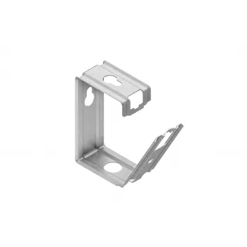 Niedax SHS30 Cable Collection Holder, H:81mm, W:50mm, Strip Galvanized, DIN EN 10346