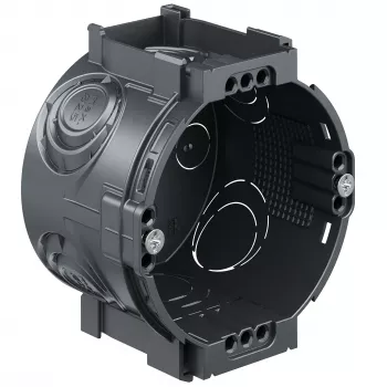 Kaiser Elektro UP1 flush-mounted device box 4x3 1056-05 with screw couplings and device screws