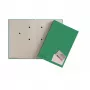 PAGNA presentation folder A4 card green satin portrait 24205-03
