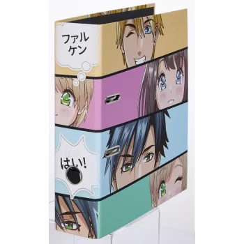Falken Manga Faces Motif Binder 8.0 cm DIN A4
