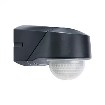 ESYLUX RC 230i Passive Infrared Motion Detector for Ceiling/Wall 20m, Black, IP54, 2500 Lux, 2.5m