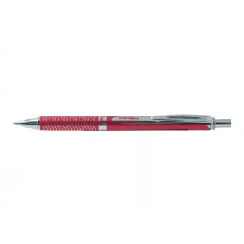 Pentel EnerGel Sterling BL407B Liquid Gel Ink Rollerball Pen, 0.7 mm, Black, Retractable, Metal Barrel