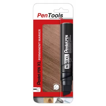 Pentel N50XL Permanent Marker with Chisel Tip Black Line Width 17.0 mm Robust