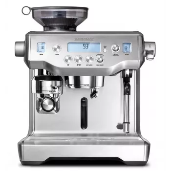 Gastroback 42640 Semi-Automatic Espresso Machine with Grinder, 1600 W, Stainless Steel