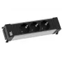 Bachmann Power Frame 3x SCHUKO Socket Unit 2m Cable