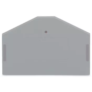 WAGO 280-312 End and Intermediate Plate, Grey, 2.5 mm², 50 mm x 36.5 mm, 2.8 g