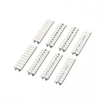 Phoenix Contact 1050017:0091 - Terminal Block Markers - 10 Pieces - Polymer - White - V2 - 5 mm