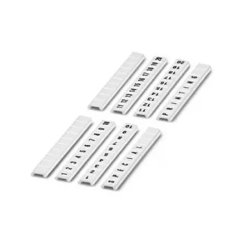 Phoenix Contact terminal markers - 10 pieces - white - 0.56 g