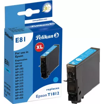 Pelikan Compatible Ink Cartridge for Epson T1812 Cyan 4.6ml 180 pages