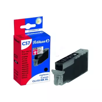 Pelikan Ink Cartridge for Canon CLI-551BK XL Black High Yield Compatible