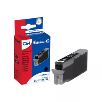 Pelikan Ink Cartridge for Canon CLI-571BK XL Black High Yield 11.5 ml
