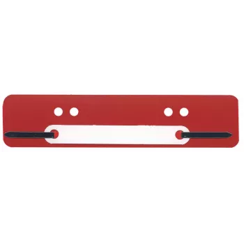Wekre 100 File Fasteners Red Plastic