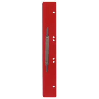 Wekre 100 File Fasteners Red Plastic