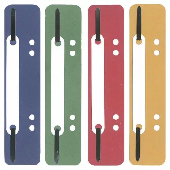 Wekre 100 Registration Strips Assorted Colours Cardboard