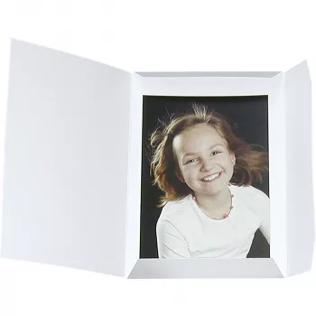 DAIBER Sprint-Line Portrait Folder 20x30 cm White (25 Pack)