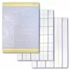 Dyckhoff Mojito Cocktail Checkered Tea Towel Set 3-Piece 50x70 cm