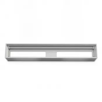 Kindermann Module Panel for 6 Inserts - Silver Aluminium 2U