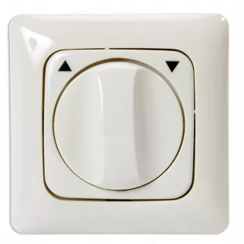 Kindermann Rotary Push-Button LW/DL - Alpine White