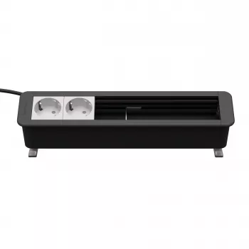 Kindermann CP Office Desk 6-Way 2 x Power Desk Connection Panel