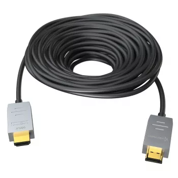 Kindermann HDMI 2.0 AOC Cable 50m Plug/Plug - Active Optical HDMI Cable - 4K UHD @60Hz - 18 Gbit/s - HDR - HDCP 2.2