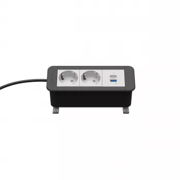 Kindermann CP Office Desk 3-Way 2x Power 1x USB PD (7550000132)