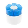 First Aid Only Pill Box with Tablet Splitter Blue White