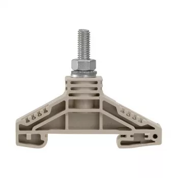 Weidmüller WF 6 Terminal 35 mm², Stud Connection, 125 A, 1000 V, Dark Beige
