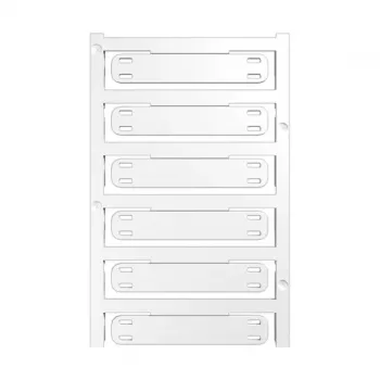 Weidmüller SFX 11/60 MC NE WS Conductor Marker, 60 x 11 mm, PA66, White, 60 Pieces