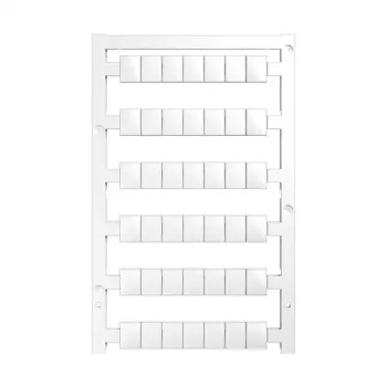 Weidmüller WS 10/8 PLUS MC NE WS Terminal Marker, White, Polyamide, 420 Pieces